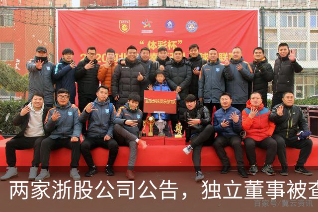 两家浙股公司公告，独立董事被查，涉嫌严重违纪违法，所涉案件均与公司无关